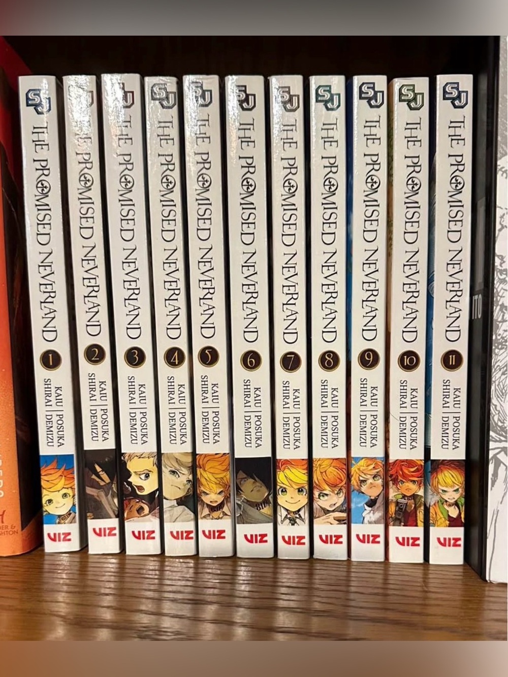 The Promised Neverland Volumes 1-11 Manga Set - White